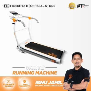 Bodimax New Running Machine - Putih - Treadmill / Alat Olahraga / Fitness