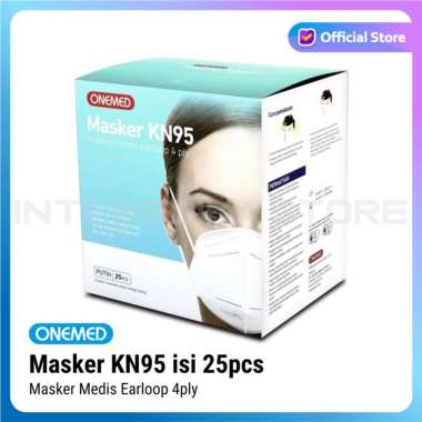 ONEMED - Masker Earloop 3D 4 Ply KN95 | Surgical Mask | Masker Medis
