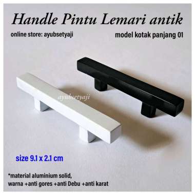 Handle Pintu Lemari Kotak Gawang 01 knob meja Tarikan laci Furniture lemari Kabinet bufet minimalis