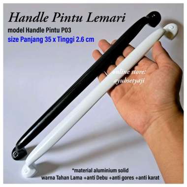Handle Pintu lemari P03 Handle Panjang 35cm Gagang pintu lemari Furniture Tarikan laci Kabinet bufet
