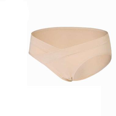 Celana Dalam Hamil Jumbo Bahan Katun Briefs Elastis Seamless Low Waist CD Maternity Panty 20020 M（<5