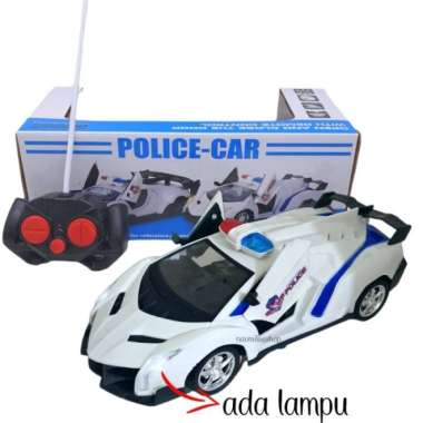 Mainan edukasi anak Mobil remote control mobil ferrari buka pintu RC ferrari POLISI BUKA RC
