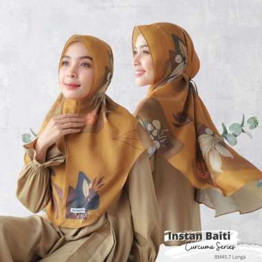 Hijabwanitacantik - Instan Baiti Curcuma | Hijab Instan | Jilbab Instan Longa