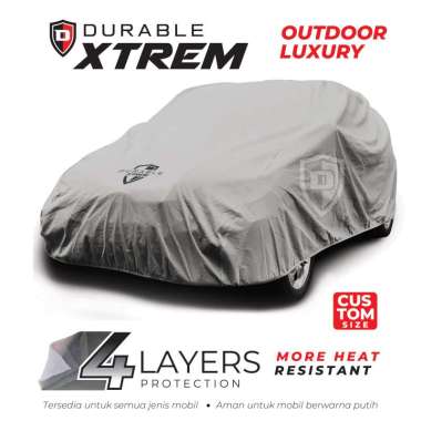 Honda Jazz RS & New Jazz Cover Mobil Sarung Outdoor Selimut Tutup Mobil Xtrem 4 Layers Waterproof Du
