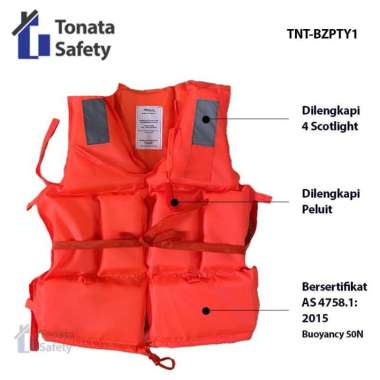Life Jacket / Baju Pelampung Tonata / Rompi Jaket All Size