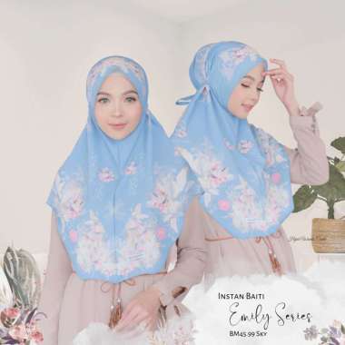 Hijabwanitacantik - Instan Baiti Emily | Hijab Instan | Jilbab Instan Sky