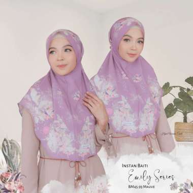 Hijabwanitacantik - Instan Baiti Emily | Hijab Instan | Jilbab Instan Mauve