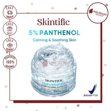 SKINTIFIC 5% Panthenol Acne Calming Water Gel 45g