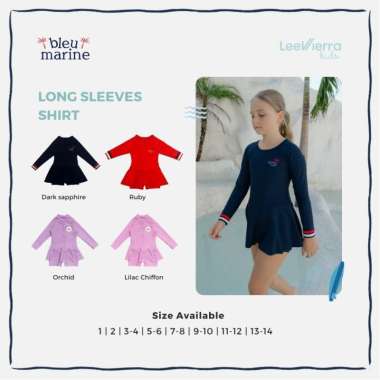 Bleu Marine Girls Skirt Diving, Baju Renang Anak Perempuan 1-2Y Ruby