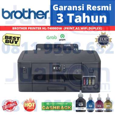 BROTHER HL-T4000DW HL T4000DW A3 Wireless Printer with Auto Duplex Black