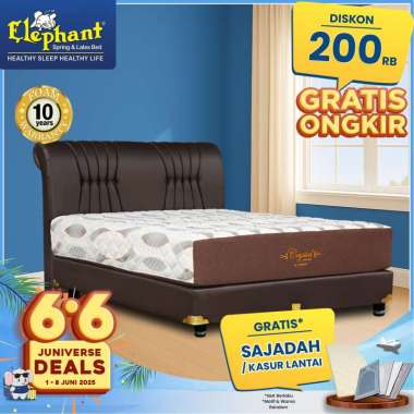 Elephant Springbed Set Crystal Komplit Set 180x200