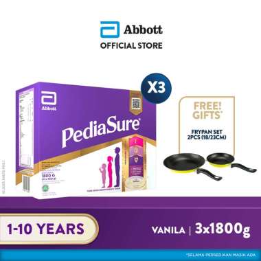 PediaSure Vanila 1800 g (1-10th) - 3 pcs - FREE GIFT