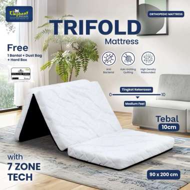 Elephant Kasur Lantai Lipat Tiga TRIFOLD Rebounded Medium