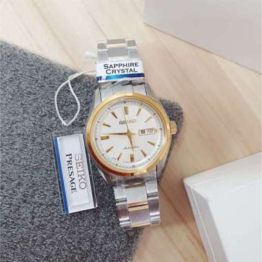 Jam Tangan Pria Seiko Presage SRP532J1 Men Automatic Sapphire Crystal Stainless Steel Gold
