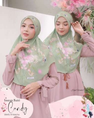 Hijabwanitacantik - Instan Baiti Candy Series | Hijab Instan Matcha