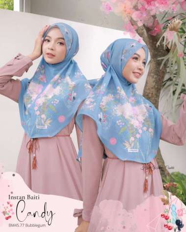 Hijabwanitacantik - Instan Baiti Candy Series | Hijab Instan Bubblegum