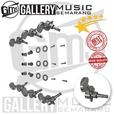 Dryer Glover Gitar / Machine Head / Tuning Machine / Pemutar Senar Gitar 1 Set Chrome