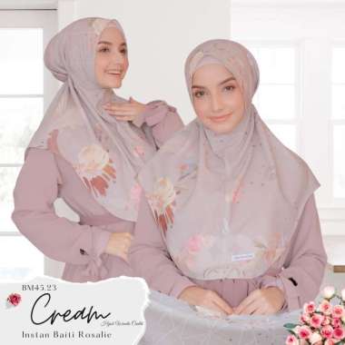 Hijabwanitacantik - Instan Baiti Rosalie Series | Hijab Instan Cream