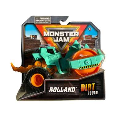 Mainan Mobil Monster Jam Dirt Squad Rolland Green
