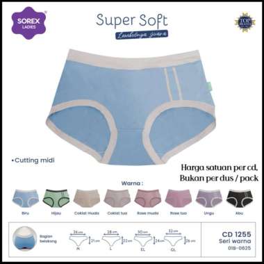 SOREX 1255 - CD CELANA DALAM WANITA QL