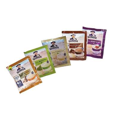 QUAKER 3 IN 1 - Oat Cereal Drink - 1 sachet COKELAT
