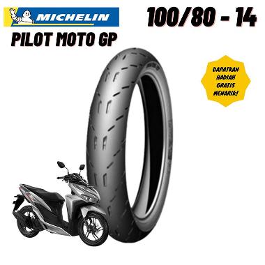 Michelin Pilot Moto GP [100 / 80 - 14] Tubles Ban Belakang Motor Vario Beat Scoopy Mio