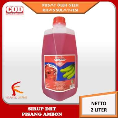 Sirup DHT Pisang Ambon Makassar Khas Sulawesi 2 Liter