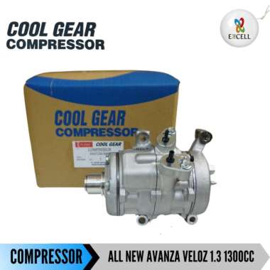 Compressor Kompresor Ac Mobil Toyota All New Avanza Veloz 1.3 1300cc COOL GEAR