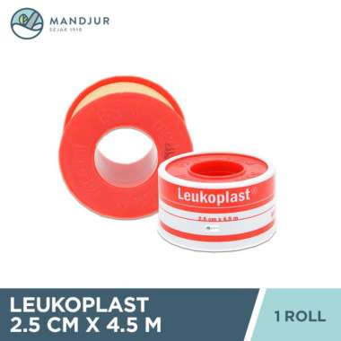 Leukoplast Plaster Roll 2.5 CM x 4.5 M - Plaster Kain Penutup Luka Infusan Kateter