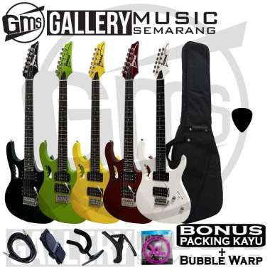 Gitar Listrik Ibanez Jem Gitar Elektrik Ibanez Jem PAKET C Hijau
