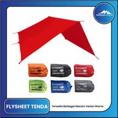 Flysheet Mahesa Outdoor Terpal Bahan Tebal Waterproof Anti Air Tarptent Atap Tenda Alas Tenda 2X3 SI