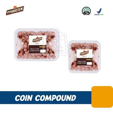 Milk Compound Coin Van Houten / Coklat Compound Susu (Repack) Repack 500g