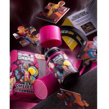 WHALE DREAM HOKKAIDO 60MLTHN 24 NEW SEGEL STRAWBERRY CHEESE 6MG