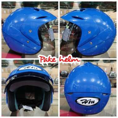 HELM HIU NICO BLUE MILD BIRU AL Semua Ukuran BLUE
