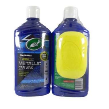 TURTLE WAX METALLIC CAR WAX + PTFE LIQUID 500mL Pengkilap Body Metalik Mobil Motor Premium Original 