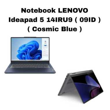 Lenovo IdeaPad 5 2-in-1 14IRU9 Laptop 14" Touch, Core 5 120U, 16GB RAM, 512GB SSD, Cosmic Blue