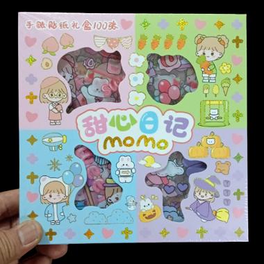 Sticker Momo 100 Lembar Warna 100% Asli Indonesia Juli 2023 | Blibli