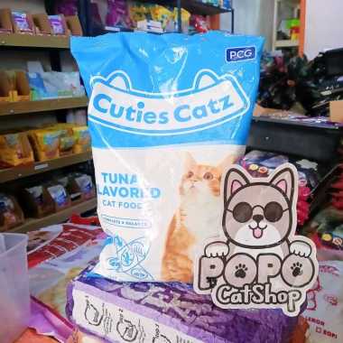 makanan kucing cuties tuna adult 1kg