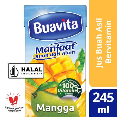 Buavita Jus Kemasan Rasa Buah Asli Mangga 245 mL