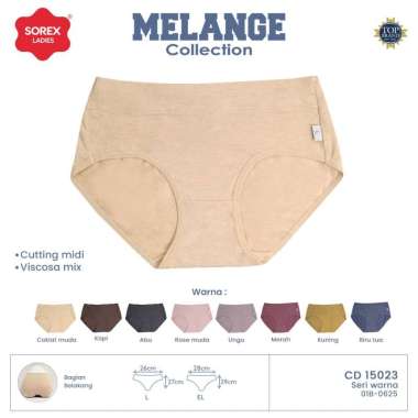 Sorex CD Wanita Melange Collection 15023 BH 11105, 11106 dan 11115 multicolor L