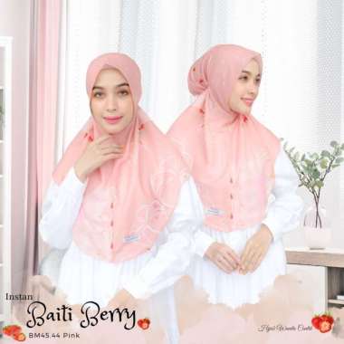Hijabwanitacantik - Instan Baiti Berry - BM45.44 Pink | Hijab Instan