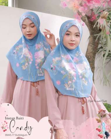 Hijabwanitacantik - Instan Baiti Candy Bubblegum - BM45.77 | Hijab Instan