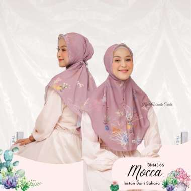 Hijabwanitacantik - Instan Baiti Sahara Mocca - BM45.66 | Hijab Instan