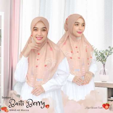 Hijabwanitacantik - Instan Baiti Berry - BM45.46 Mocca | Hijab Instan