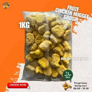 FROZE CHICKEN NUGGET PADAT CURAH 1KG Naget Ayam Premium Protein Tinggi