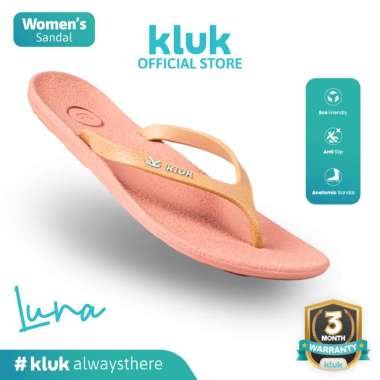 KLUK Sandal Jepit Wanita - Luna Uno Esta Rust - Anatomic Premium Sandal 41