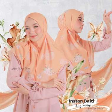 Hijabwanitacantik - Instan Baiti Lily BM45.38 Sahara | Hijab Instan