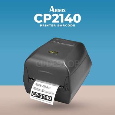 BARCODE PRINTER ARGOX CP2140 - LABEL BARCODE ARGOX CP 2140 hitam