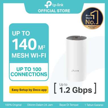 ORIGINAL Tplink Deco E4 (1pcs / pack) Whole Home Mesh Wifi System router Deco E4 1pack
