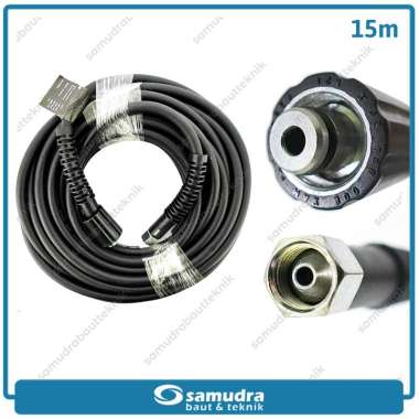 MOLLAR Selang Jet Cleaner 15 Meter Steam Mobil Motor High Pressure Hitam